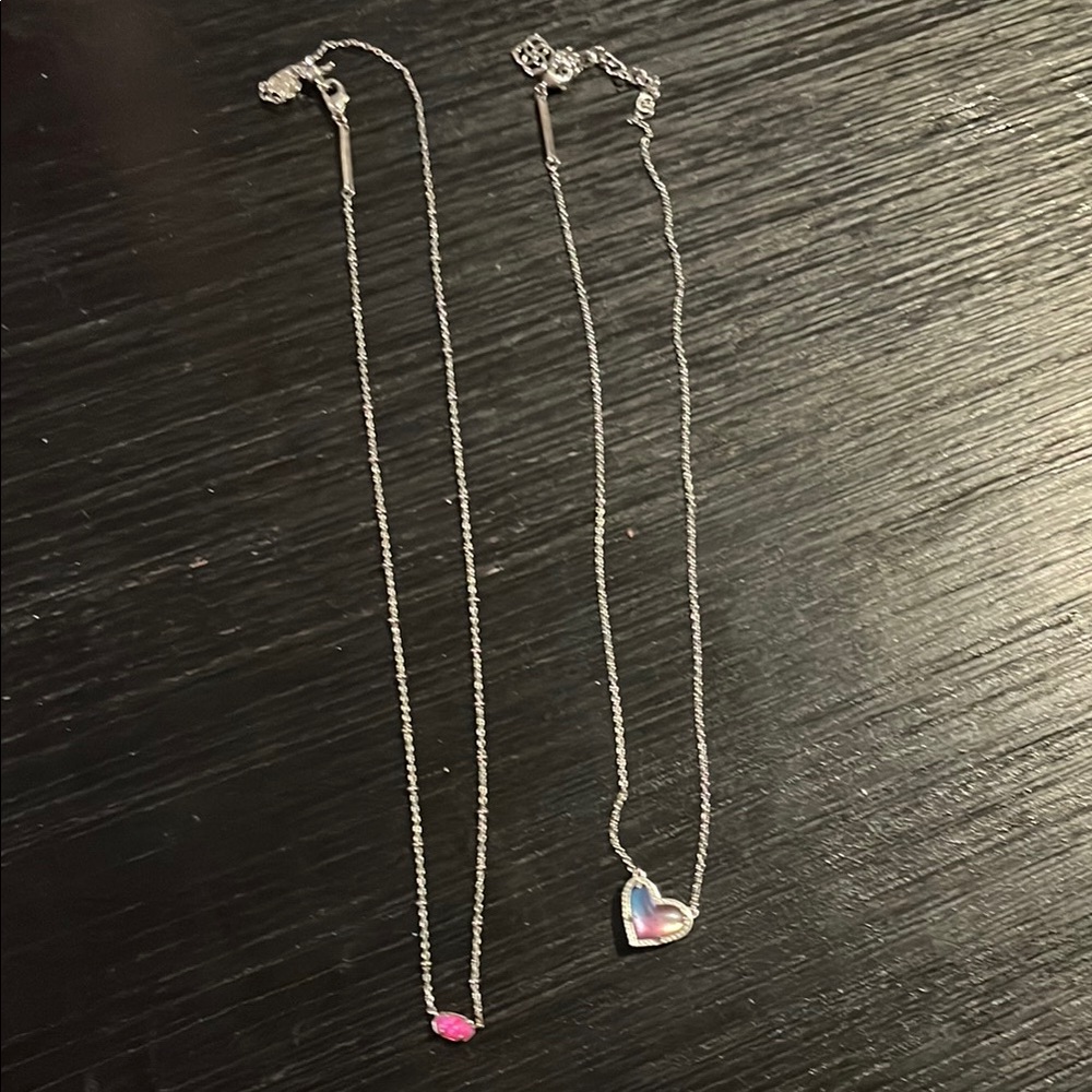 Elegant Silver Heart Necklace